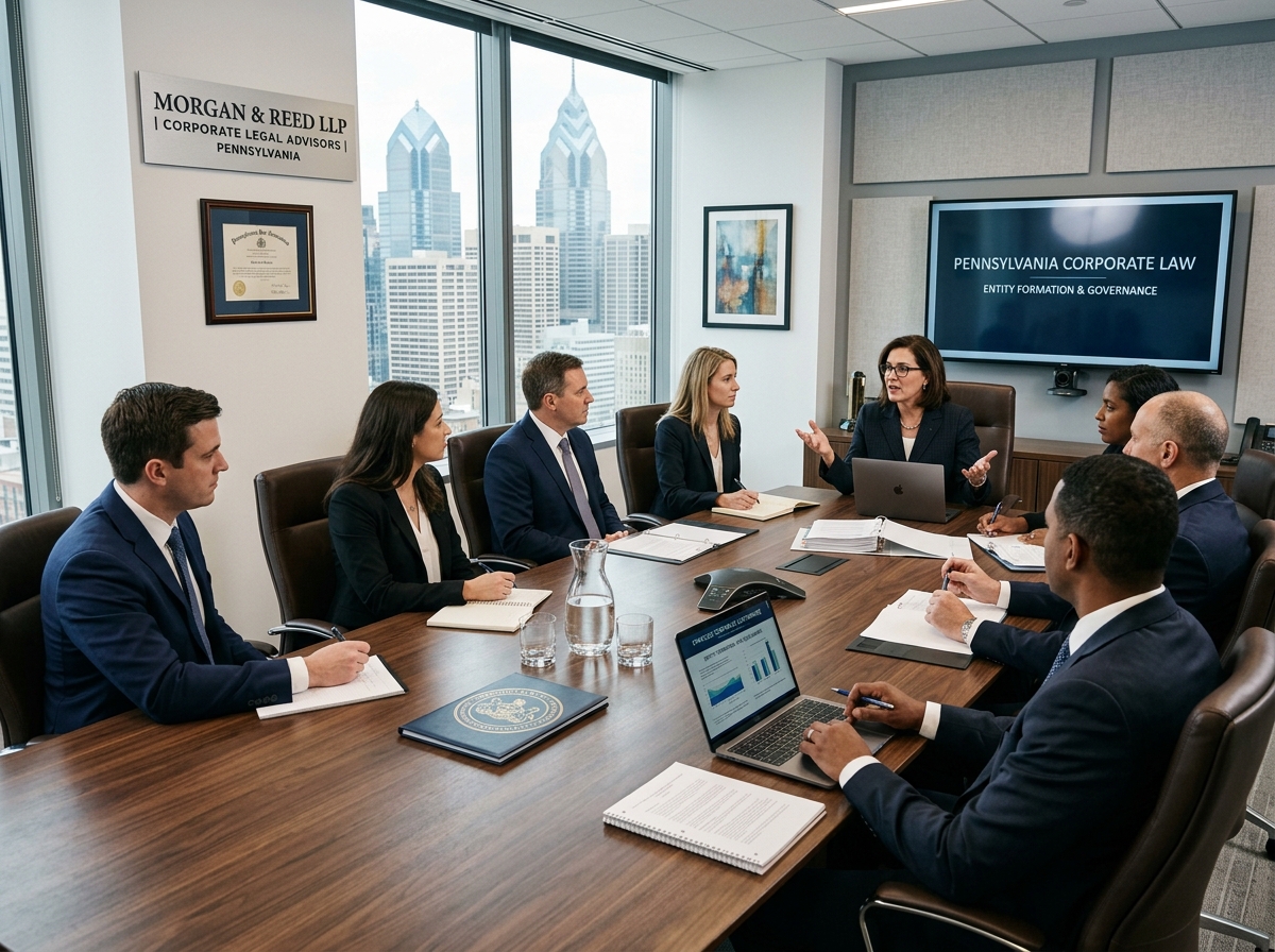 Sunbird Trafford Corporation executive boardroom in Pennsylvania